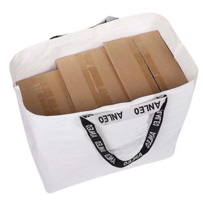 Borsa libera dell'azo 100gsm RPET dei supermercati 30cm dell'OEM di colore pieno
