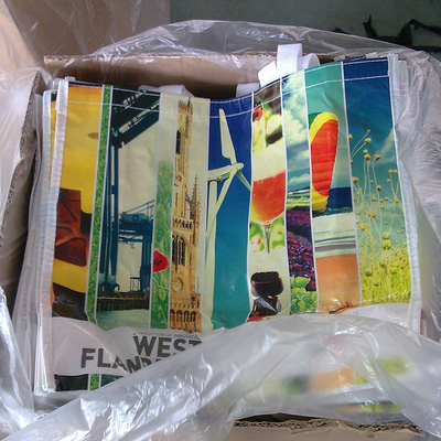 90gsm abitudine Tote Bags non tessuto