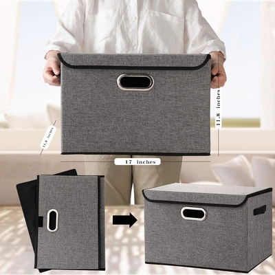 Scatola pieghevole del tessuto dell'abbigliamento 10L 10KG 32x32x16cm