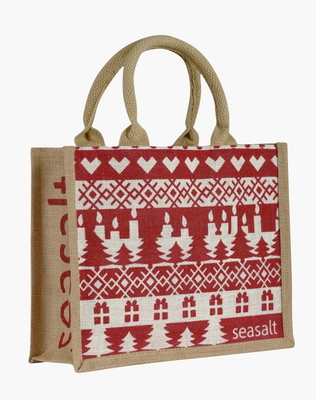 Sacchetto della spesa della iuta dell'OEM Tote Women Beach 45x15x33cm