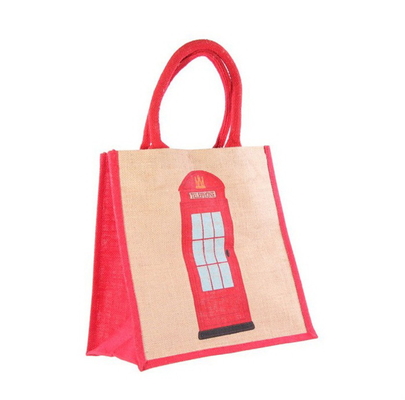 Sacchetto della spesa della iuta dell'OEM Tote Women Beach 45x15x33cm