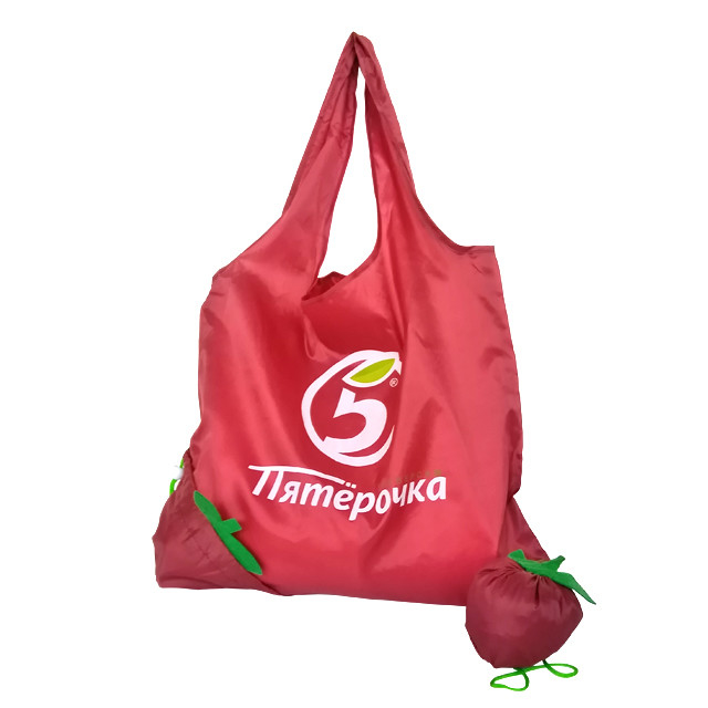 sacchetto della spesa piegante di nylon di colore 50cm dell'OEM 210D 1 di 35x55cm