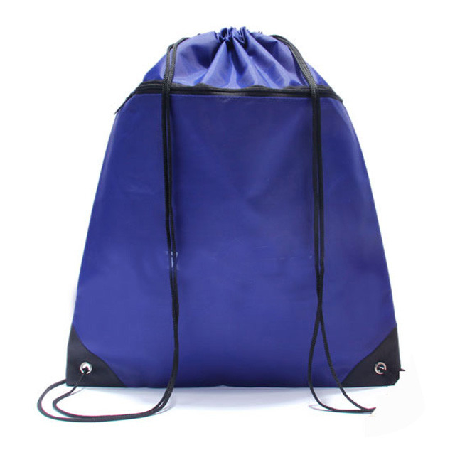 Borse di cordone di nylon 22x40cm di colore RPET 0.4cm di verde 2