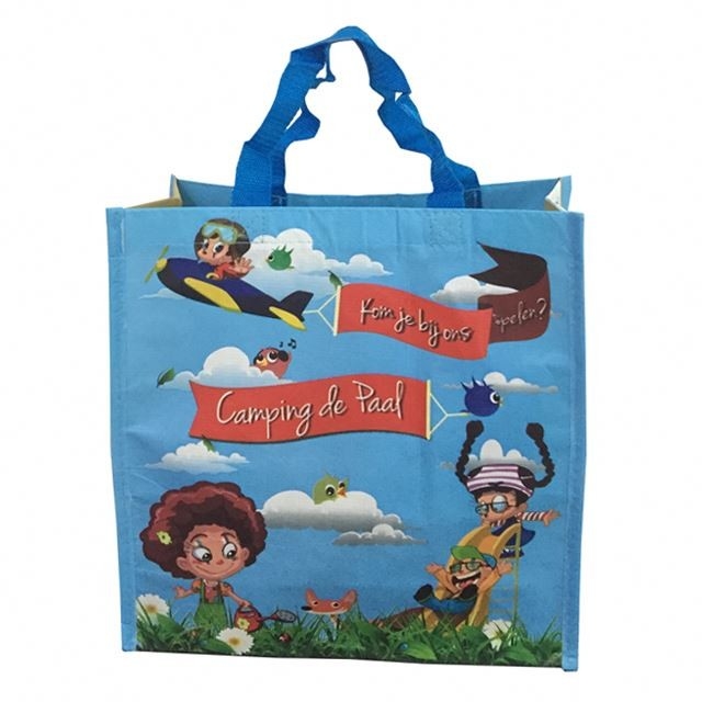 4 borsa di stampa a colori 2.5x60cm 30x10x40cm 120gsm RPET